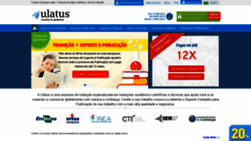 What Ulatus.com.br website looked like in 2020 (3 years ago)