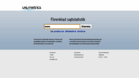 What Urlspion.se website looked like in 2020 (3 years ago)