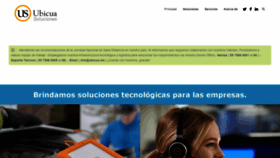 What Ubicua.mx website looked like in 2020 (3 years ago)