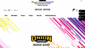 What Unhs.net website looked like in 2020 (3 years ago)