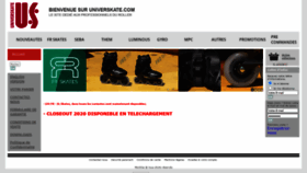 What Universkate.com website looked like in 2020 (3 years ago)
