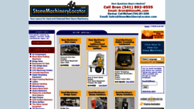 What Usedstonemachinerylocator.com website looked like in 2020 (3 years ago)