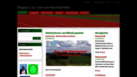 What Ue30leichtathletik.de website looked like in 2020 (3 years ago)