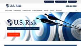 What Usrisk.com website looked like in 2020 (3 years ago)