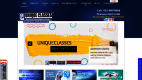 What Uniqueclasses.in website looked like in 2020 (3 years ago)