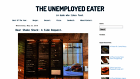 What Unemployedeater.com website looked like in 2020 (3 years ago)