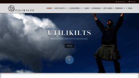What Utilikilts.com website looked like in 2020 (3 years ago)