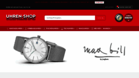 What Uhren-shop.ch website looked like in 2020 (3 years ago)