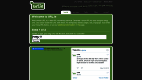 What Url.ie website looked like in 2020 (3 years ago)