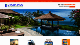 What Utama-indo.com website looked like in 2020 (3 years ago)