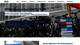 What Unitutor.ch website looked like in 2020 (3 years ago)