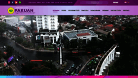 What Unpak.ac.id website looked like in 2020 (5 years ago)