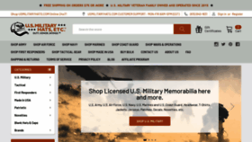 What Usmilitaryhats.com website looked like in 2020 (3 years ago)