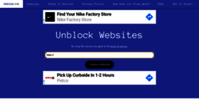 What Unbloc.link website looked like in 2020 (3 years ago)