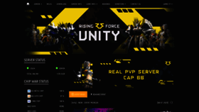 What Unitywar.com website looked like in 2020 (3 years ago)
