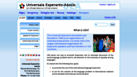 What Uea.org website looked like in 2020 (3 years ago)