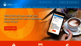 What Unitywater.com.au website looked like in 2020 (3 years ago)