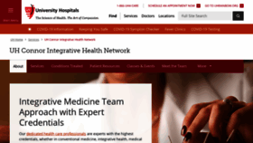 What Uhconnorintegrativehealth.org website looked like in 2020 (3 years ago)