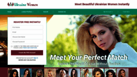 What Ukrainewomen.com website looked like in 2020 (3 years ago)