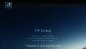 What Uplivinggreece.com website looked like in 2020 (3 years ago)
