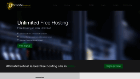 What Ultimatefreehost.in website looked like in 2020 (3 years ago)