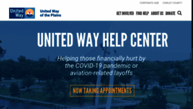 What Unitedwayplains.org website looked like in 2020 (3 years ago)