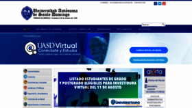 What Uasd.edu.do website looked like in 2020 (3 years ago)