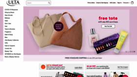 What Ulta.com website looked like in 2020 (3 years ago)