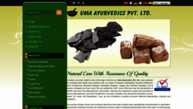 What Umaayurvedics.com website looked like in 2020 (3 years ago)