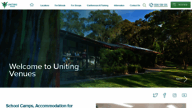 What Unitingvenues.org website looked like in 2020 (3 years ago)