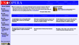What Usopera.com website looked like in 2020 (3 years ago)