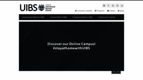 What Uibs.org website looked like in 2020 (3 years ago)