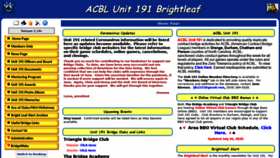 What Unit191bridge.org website looked like in 2020 (3 years ago)