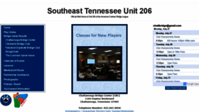 What Unit206acbl.org website looked like in 2020 (3 years ago)