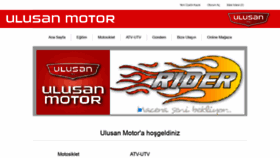 What Ulusanmotor.com.tr website looked like in 2020 (3 years ago)