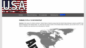 What Usaisnotamerica.com website looked like in 2020 (3 years ago)