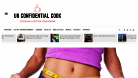 What Unconfidentialcook.com website looked like in 2020 (3 years ago)