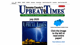 What Upbeattimes.com website looked like in 2020 (3 years ago)