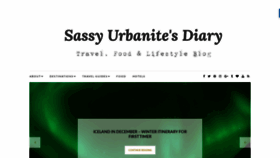 What Urbanitediary.com website looked like in 2020 (3 years ago)