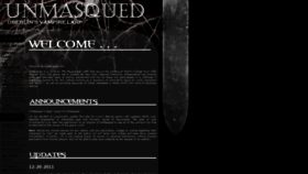 What Unmasqued.com website looked like in 2020 (3 years ago)