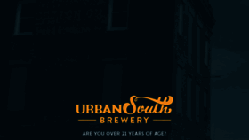 What Urbansouthbrewery.com website looked like in 2020 (3 years ago)