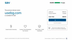 What Usebg.com website looked like in 2020 (3 years ago)