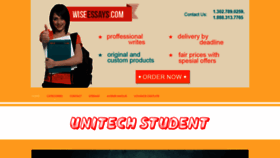 What Unitech-student.org website looked like in 2020 (3 years ago)