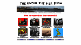 What Underthepier.com website looked like in 2020 (3 years ago)