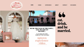 What Uptownbrides.com website looked like in 2020 (3 years ago)