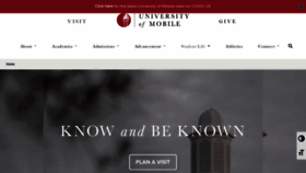 What Umobile.edu website looked like in 2020 (3 years ago)