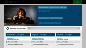 What Unterricht.de website looked like in 2020 (3 years ago)