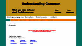 What Understandinggrammar.com website looked like in 2020 (3 years ago)