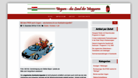 What Ueber-ungarn.de website looked like in 2020 (3 years ago)