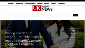 What Uktodaynews.com website looked like in 2020 (3 years ago)